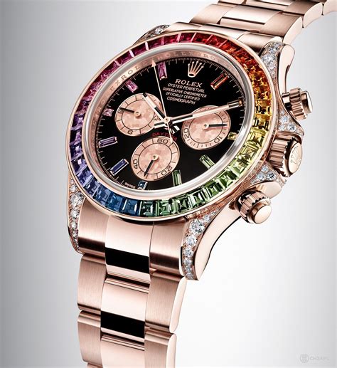 rolex oyster 116595rbov|rolex daytona rainbow reviews.